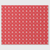 Weihnachtsbälle Wrackpapier Geschenkpapier (Flach)