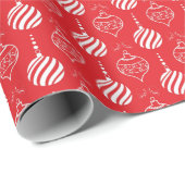 Weihnachtsbälle Wrackpapier Geschenkpapier (Rolleneckpunkt)