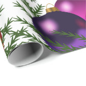 Weihnachtsbälle Wrackpapier Geschenkpapier (Rolleneckpunkt)