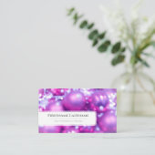 Weihnachtsbäller feierlich versammeln Eventmanager Visitenkarte (Stehend Vorderseite)