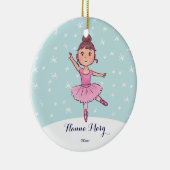Weihnachtsballerina der keramik ornament (Rechts)