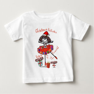Weihnachtsballerina - holen Sie auf die Geschenke! Baby T-shirt