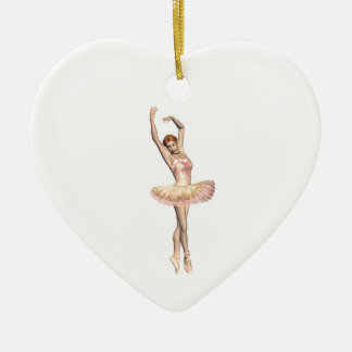 Weihnachtsballerina Keramikornament