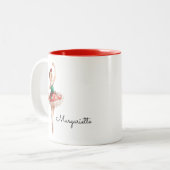 Weihnachtsballet Zweifarbige Tasse (Vorderseite Links)