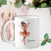 Weihnachtsballmädchen Kaffeetasse
