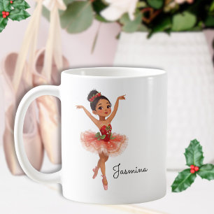 Weihnachtsballmädchen Kaffeetasse
