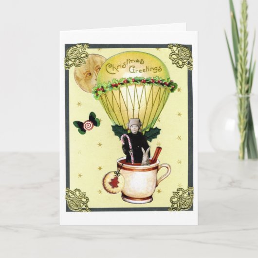 Weihnachtsballon Greetting Karte (Vorderseite)