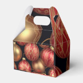 Weihnachtsballs Gefallen-Box Geschenkschachtel (Rückseite)