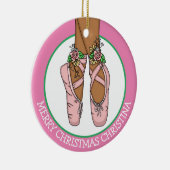 Weihnachtsballschläger Personalisiert Keramik Ornament (Rechts)