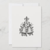 Weihnachtsballverzierung Geburtstag Einladung (Rückseite)