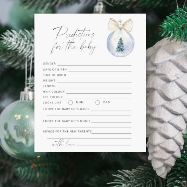 Weihnachtsbällvoraussagen und Ratschläge (Von Creator hochgeladen)