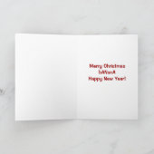 Weihnachtsbanane! Feiertagskarte (Innenseite)