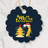 Weihnachtsbanane Geschenkanhänger (Vorderseite)