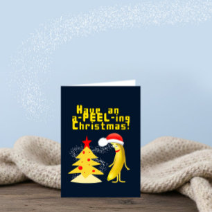 Weihnachtsbanane Karte
