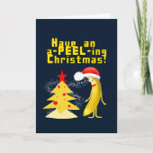 Weihnachtsbanane Karte (Vorderseite)