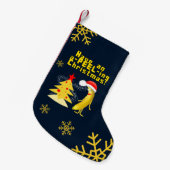 Weihnachtsbanane Kleiner Weihnachtsstrumpf (Vorderansicht (hängend))