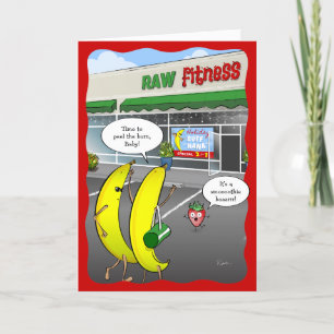 Weihnachtsbanane Lustig Feiertagskarte