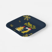 Weihnachtsbanane Pappteller (Gewinkelt)