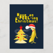 Weihnachtsbanane Postkarte (Vorderseite)