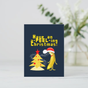 Weihnachtsbanane Postkarte
