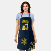 Weihnachtsbanane Schürze (Getragen)