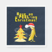 Weihnachtsbanane Serviette (Vorderseite)