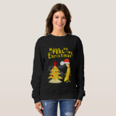 Weihnachtsbanane Sweatshirt (Vorne ganz)