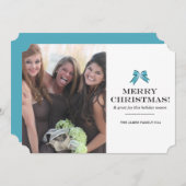 Weihnachtsband Feiertagskarte (Vorne/Hinten)