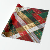 Weihnachtsband Geschenkpapier (Ungerollt)