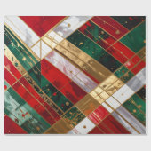 Weihnachtsband Geschenkpapier (Flach)