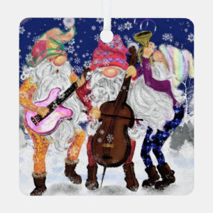 Weihnachtsband - Happy Song - Funny Ornament Aus Metall