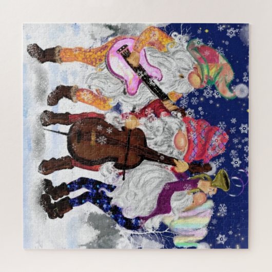 Weihnachtsband - Happy Song - Party Puzzle (Horizontal)