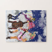 Weihnachtsband - Happy Song - Party - Spaß Puzzle (Horizontal)