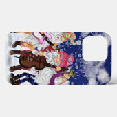 Weihnachtsband - Happy Song - Zeichn - Spaß Case-Mate iPhone Hülle (Rückseite (Horizontal))