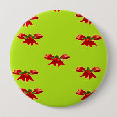 Weihnachtsband in hellgrün button (Vorderseite)