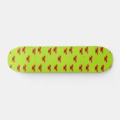 Weihnachtsband in hellgrün skateboard (Horizontal)