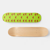 Weihnachtsband in hellgrün skateboard (Horizontal)