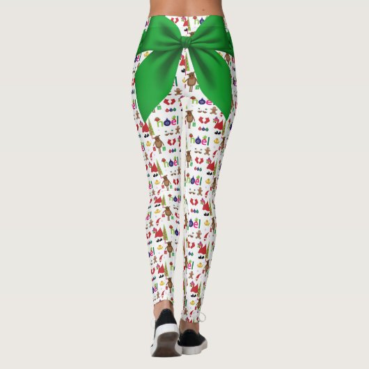 Weihnachtsband Leggings (Rückseite)