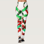 Weihnachtsband Leggings (Rückseite)