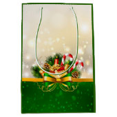 Weihnachtsband Mittlere Geschenktüte (Vorderseite)