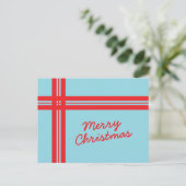 Weihnachtsband Postkarte (Stehend Vorderseite)
