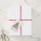 Weihnachtsbandbaum Geschenkanhänger (Mit Garn)
