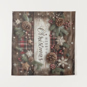 Weihnachtsbände Wandteppich (Vorderseite (Horizontal))