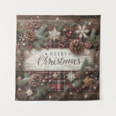 Weihnachtsbände Wandteppich (Vorderseite)