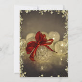 Weihnachtsbände, Weihnachtsweihnachtsweihnachtsbet Einladung (Rückseite)