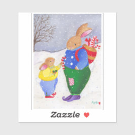 Weihnachtsbänder Aufkleber