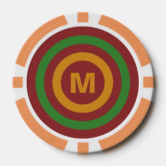 Weihnachtsbänder für Poker-Chips Pokerchips (Vorderseite)