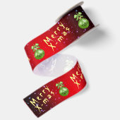 Weihnachtsbänder Satinband (Rückseite)