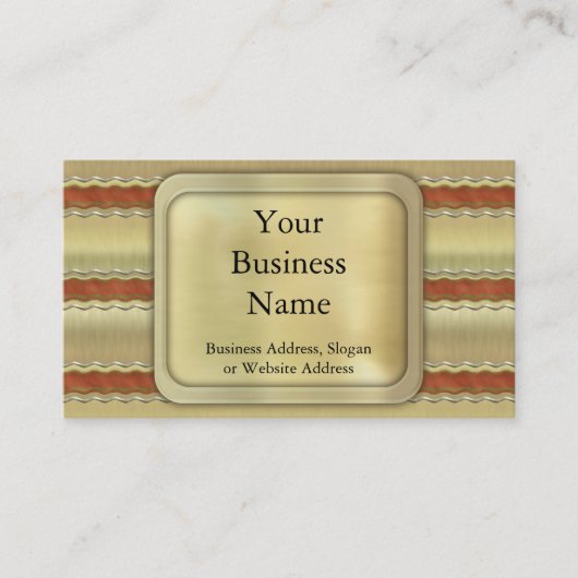 Weihnachtsbänder Visitenkarte (Vorderseite)