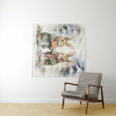 Weihnachtsbänder Wandteppich (Beispiel (Horizontal))